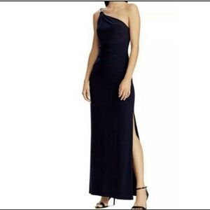 🖤BOGO 50% OFF🖤 Ralph Lauren One Shoulder Floor Length Dress